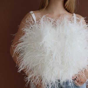 NWOT PelloBello Feather Tank Top